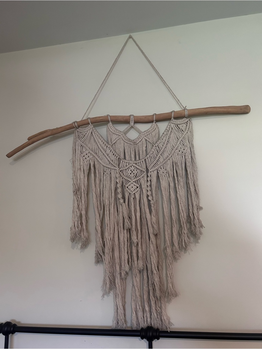 Restoration Hardware Macramé Wall Tapestry - Beige
